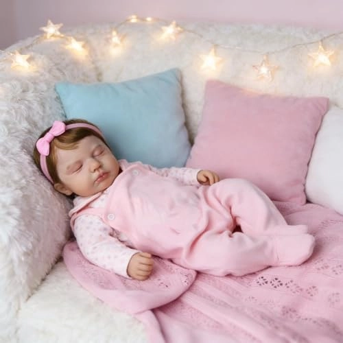 Loulou Reborn Baby Doll - 20 inch Full Body Vinyl Girl Ages 3+