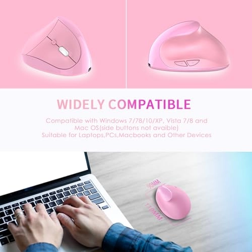 Ergonomic Mouse - Bluetooth (5.0/3.0) USB