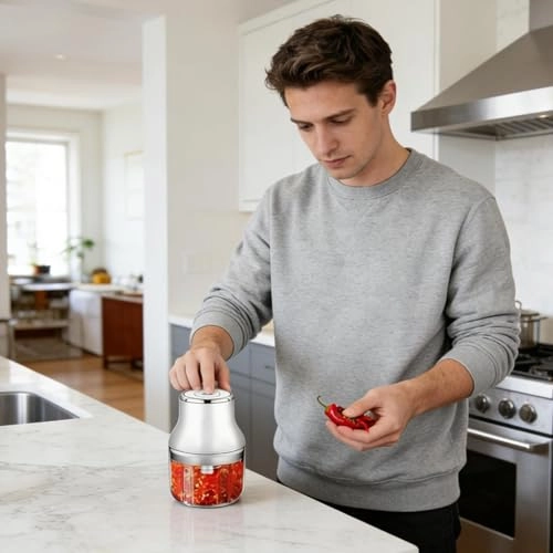 Electric Garlic Chopper - 250ML