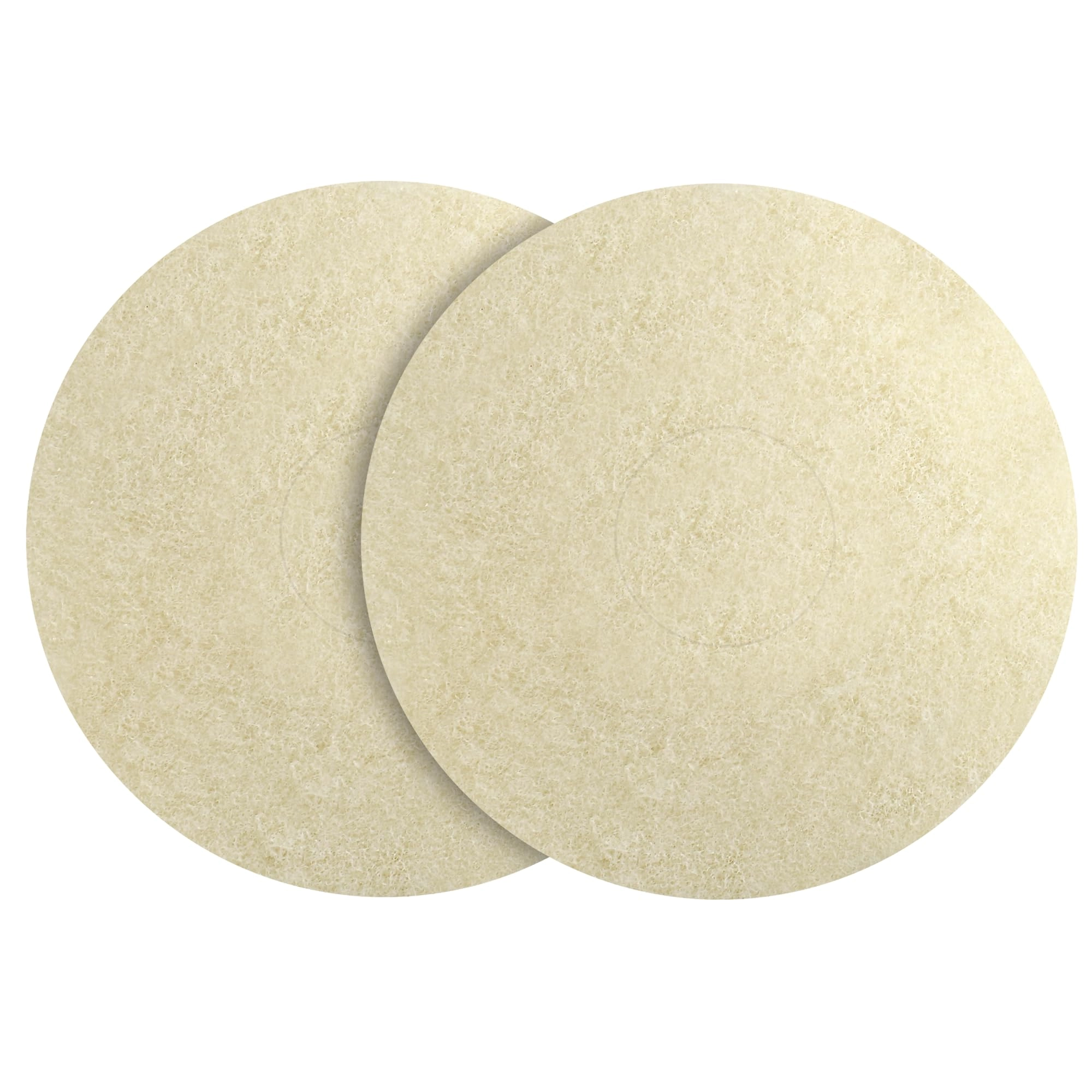 dkaikai Orbiter Pad 437.051 - 12" 2-Pack White fit for Oreck 550MC