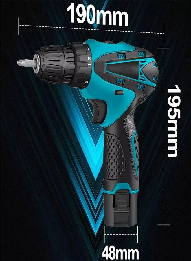 Cordless Drill - 1500mAh 12V Kit