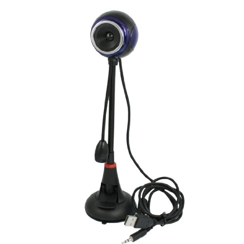 3.5mm Stereo Connector USB Head Flexible Neck Camera Webcam USB+3.5mm-Mini-Jack Microphone
