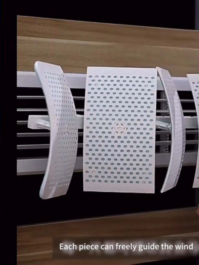 Three-in-One Air Conditioner Deflector - 60-93 cm Adjustable 180°