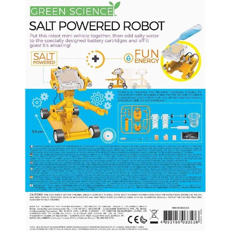 Green Science Salt Powered Robot - Science