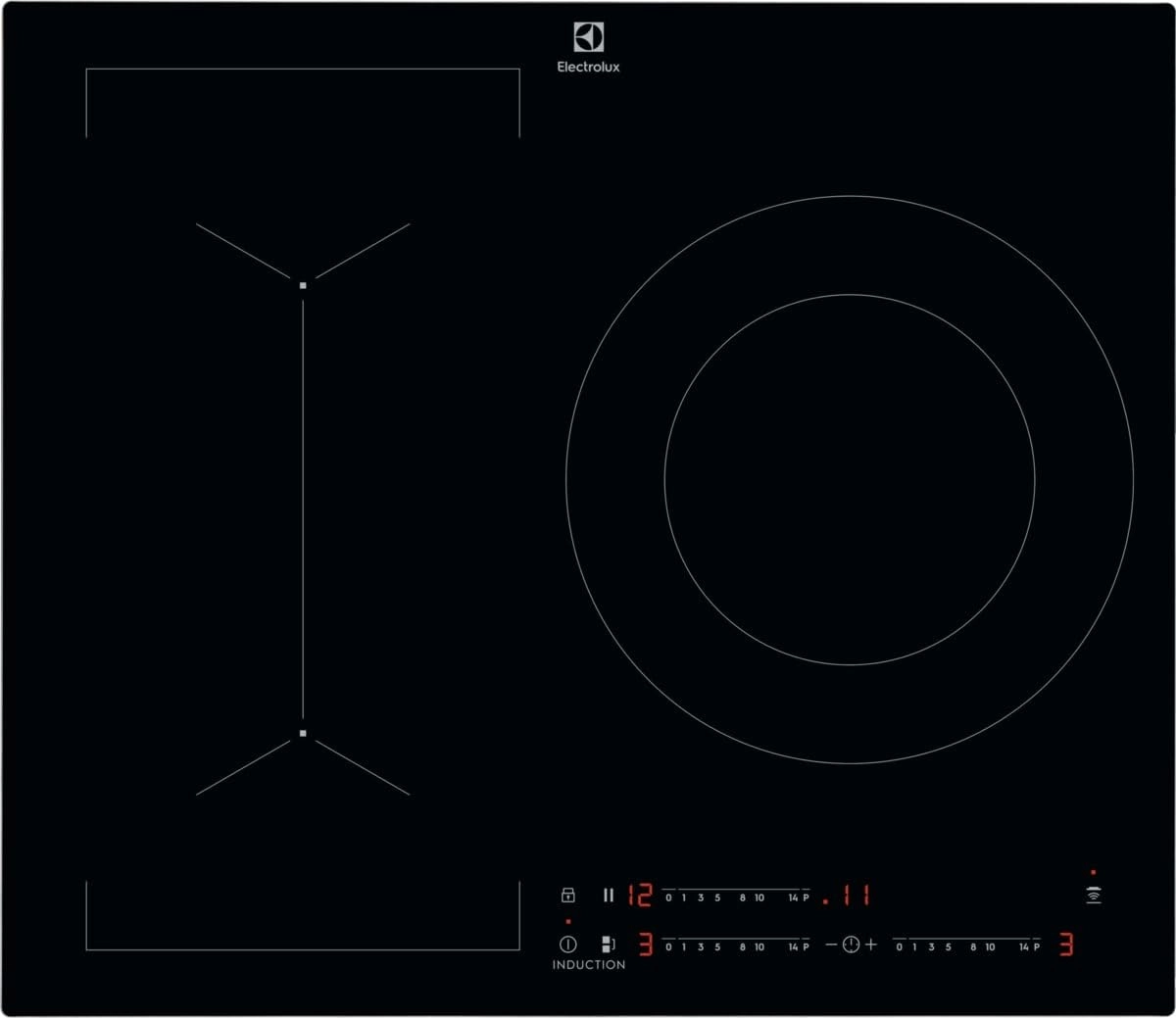 Electrolux 600 Bridge LIV63340CK Induction hob