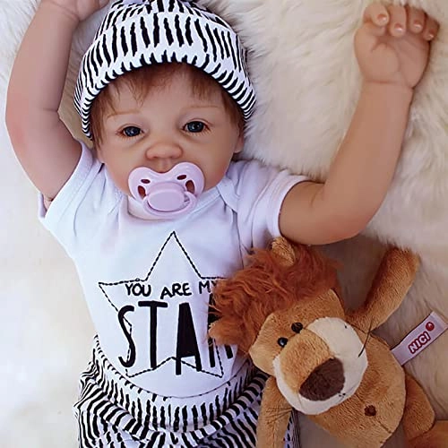 Reborn Baby Doll - 55cm 22" Vinyl Cotton Body