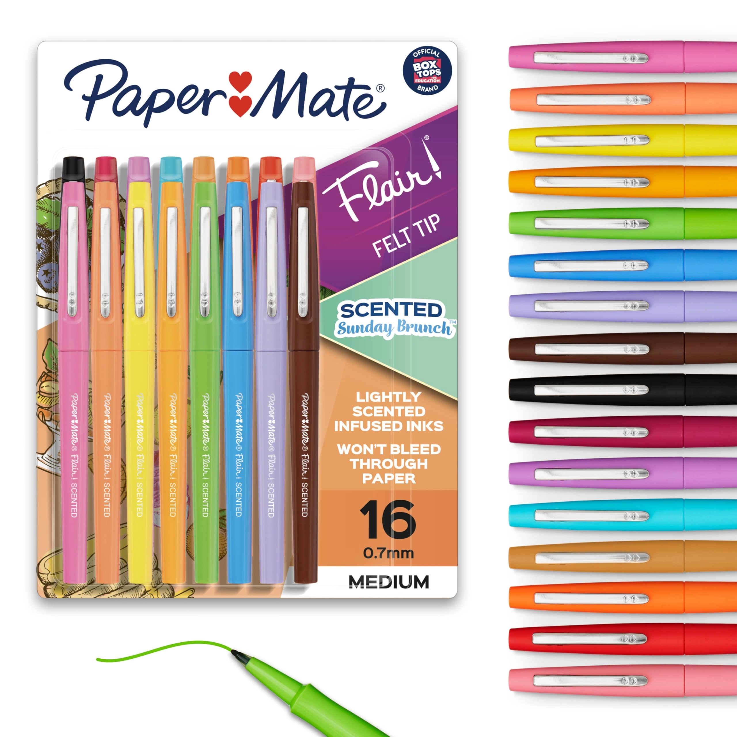 Flair - 16 Count Multicolor 0.7mm