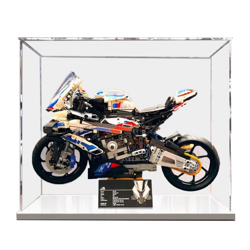 Display Case (42130) - 50x20x40cm Acrylic Black Bottom