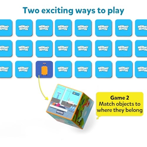 Memory Match Animals - 3 years and up 40 pieces