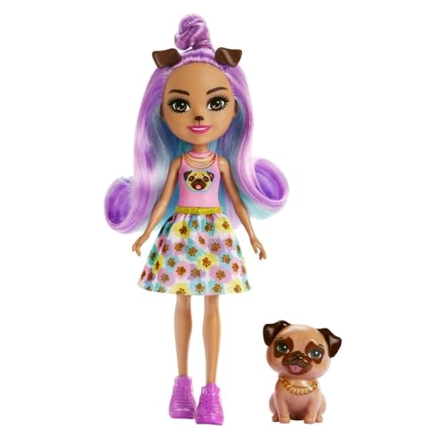 Penna Pug Doll - 6-inch + Trusty Animal Friend Ages 4+