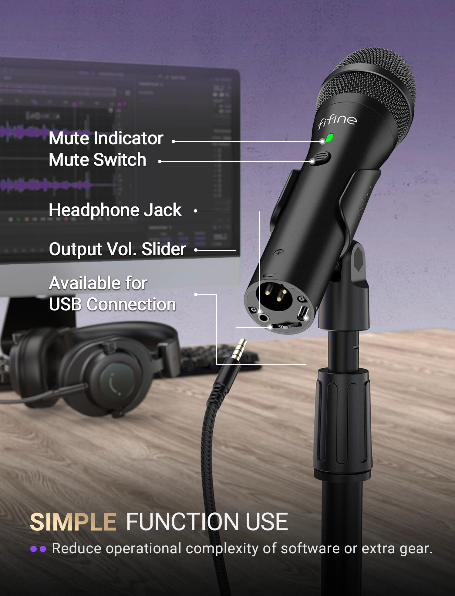 AmpliTank USB+XLR Microphone