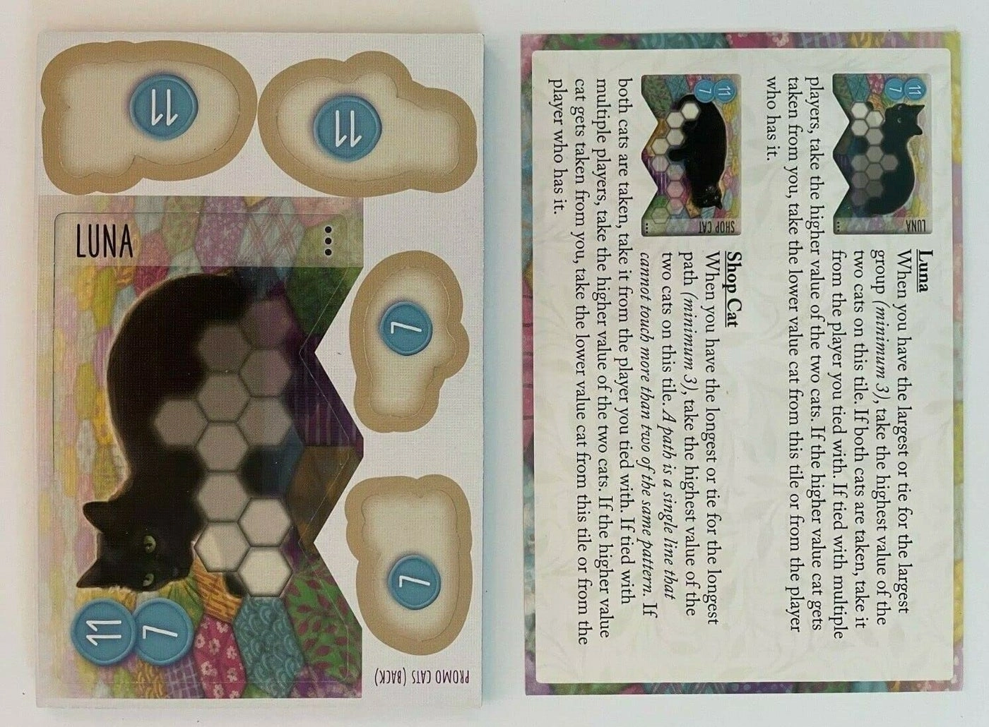 Calico: Kickstarter Exclusive Promo Cats