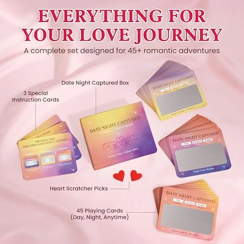 Date Night Activities - Card Game 45 Cards Digital Scrapbook