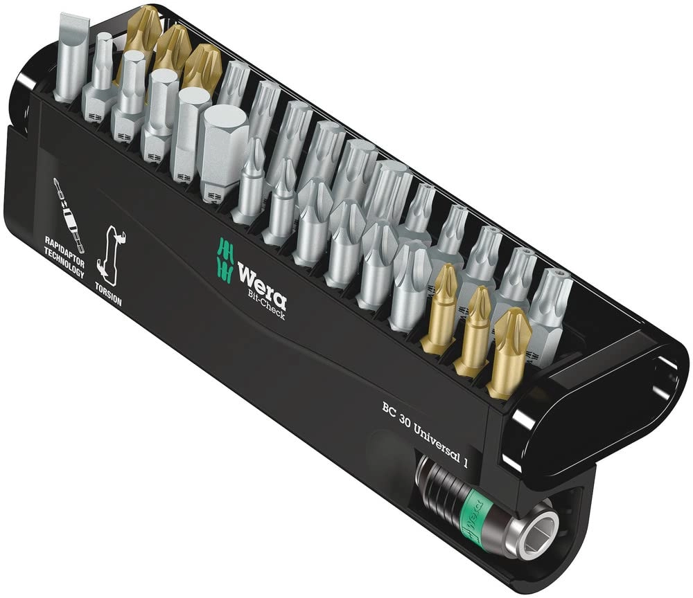 Wera Rapidaptor Bit-Check - 30-Piece Set