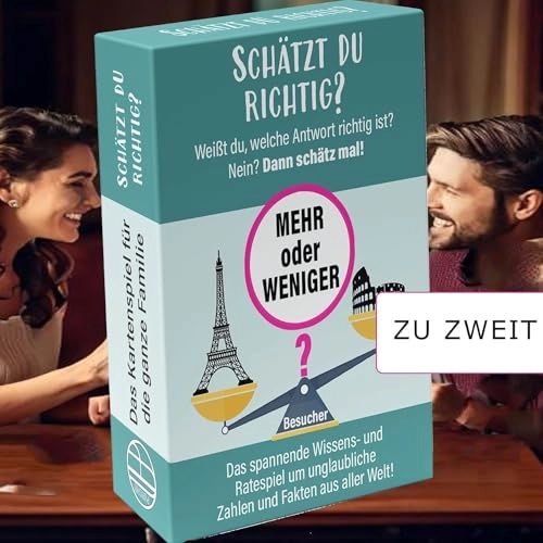 Mehr oder Weniger Schätz mal: Classic Edition - Card Game (German)