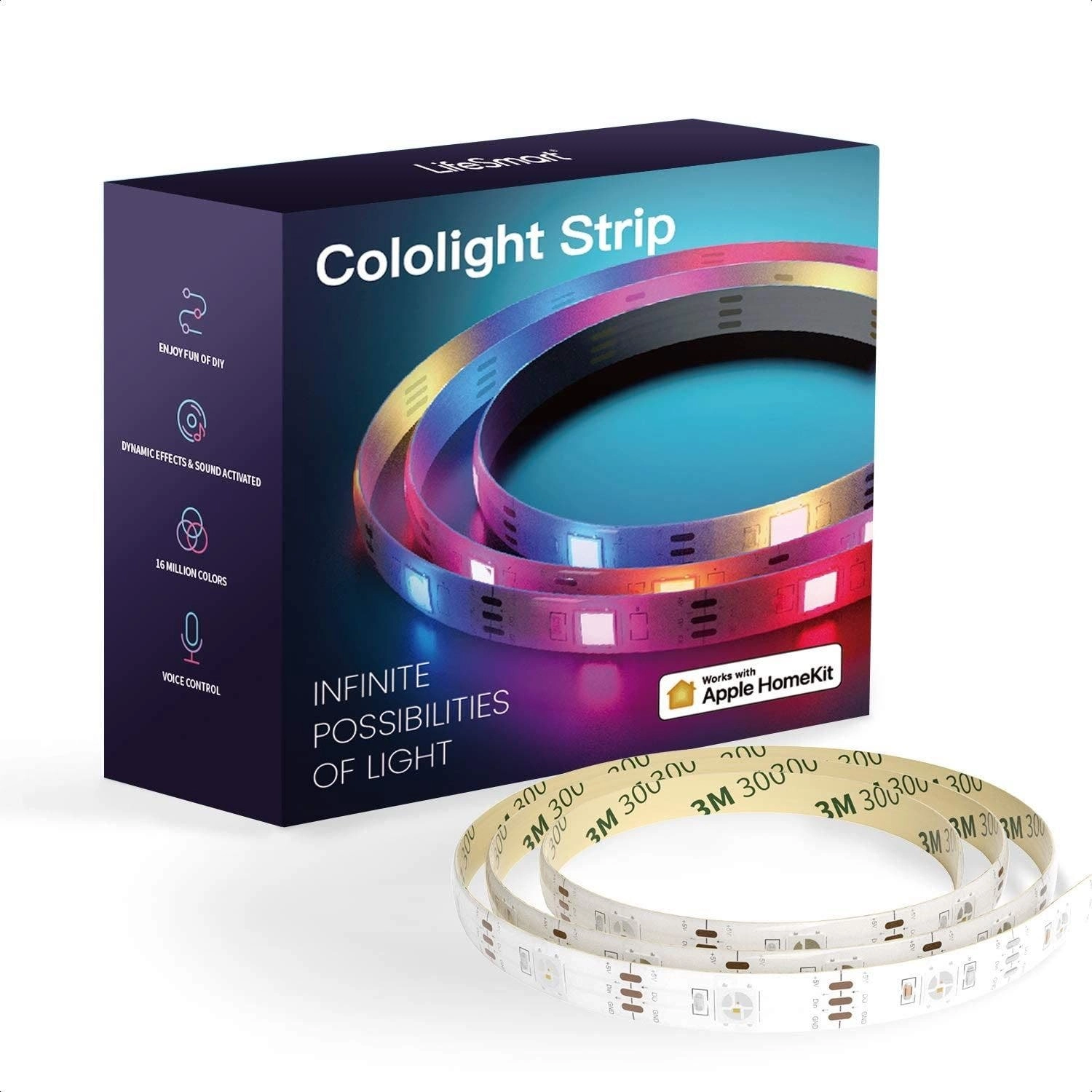 TYLT CL-Strp+ - Wifi Clr Lghts 60LED