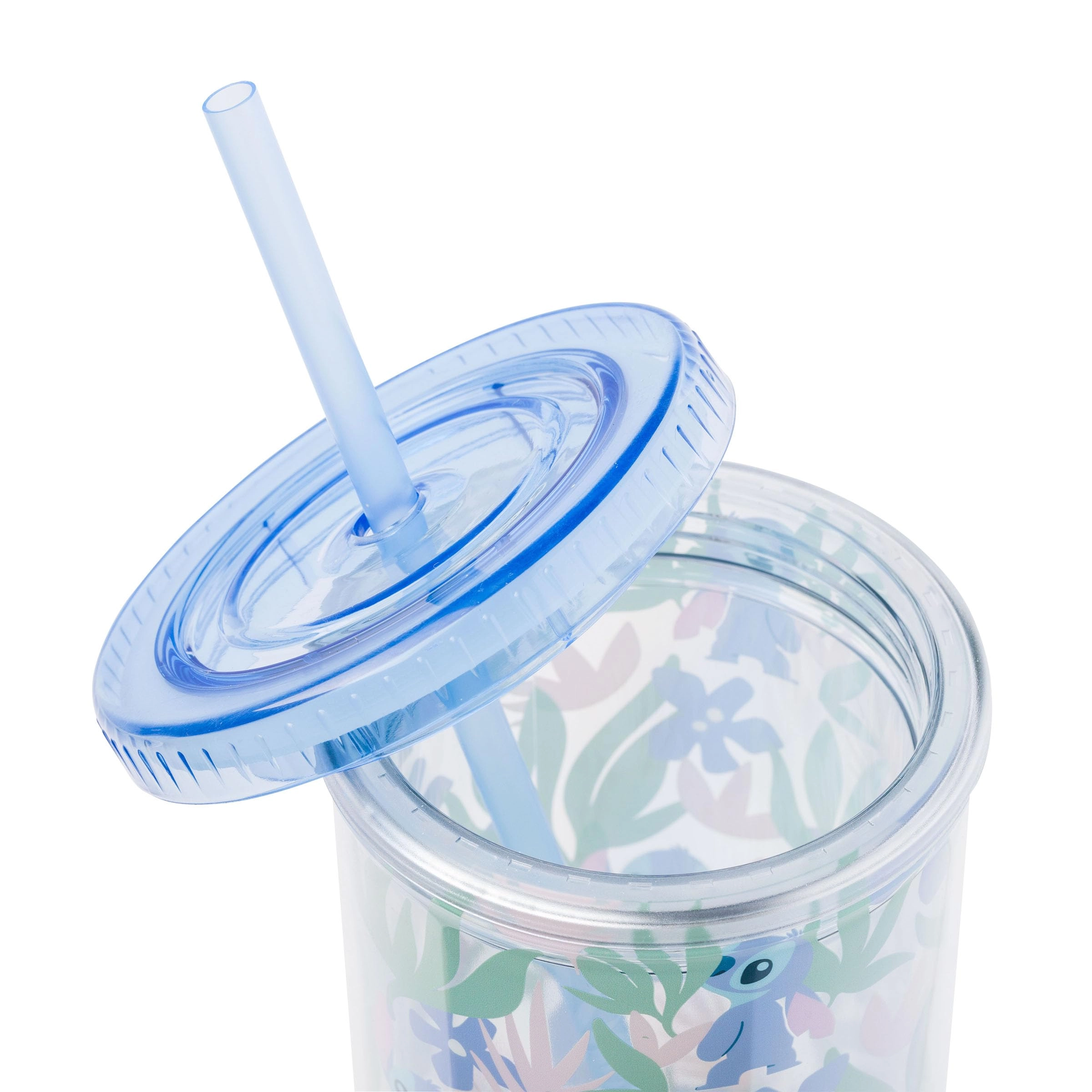 Disney Lilo and Stitch Reusable Cup - 1 pcs - Tropical Pattern