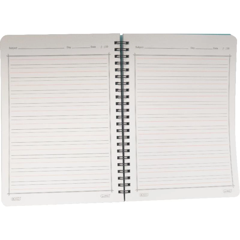 Notebook 19 X 26 cm Spiral - Grid 100 Sheets