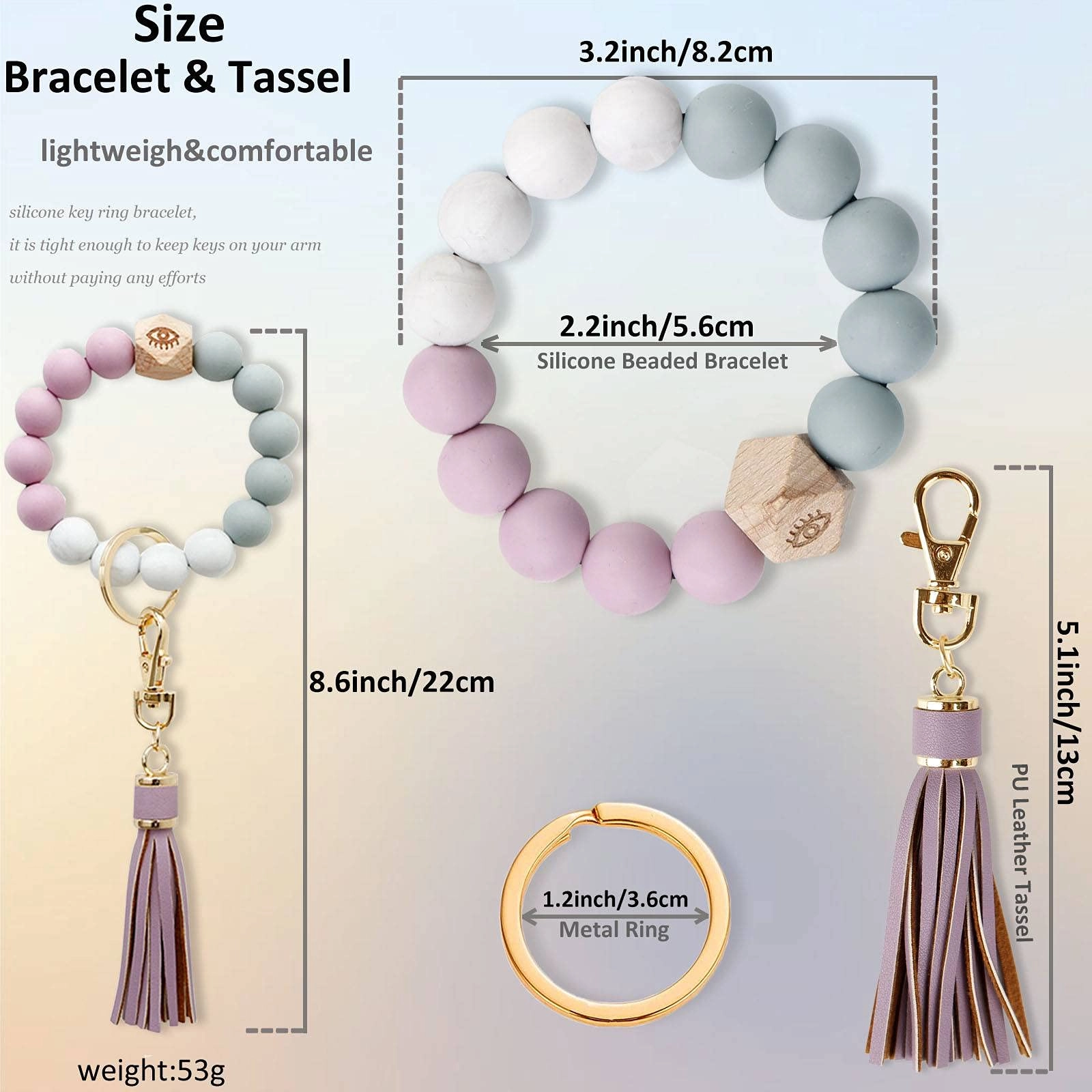 Key Ring Bracelet - Car