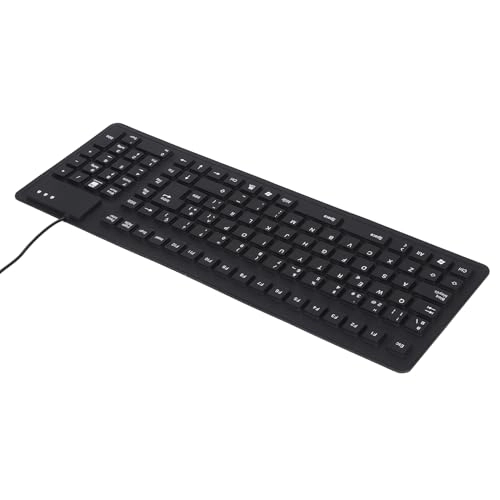 109 Keys Foldable Silicone Keyboard - Wired