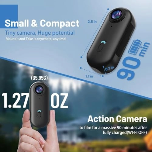 Thumb Sports Camera - 4K