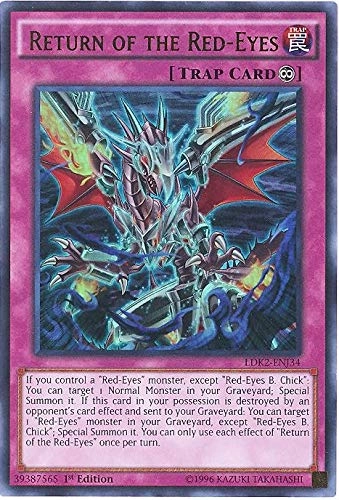 Yu-Gi-Oh! Return of The Red-Eyes LDK2-ENJ34 - 1pcs 1st Edition