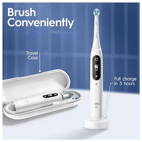 iO 7 - Black 1 Toothbrush Head Premium Travel Case