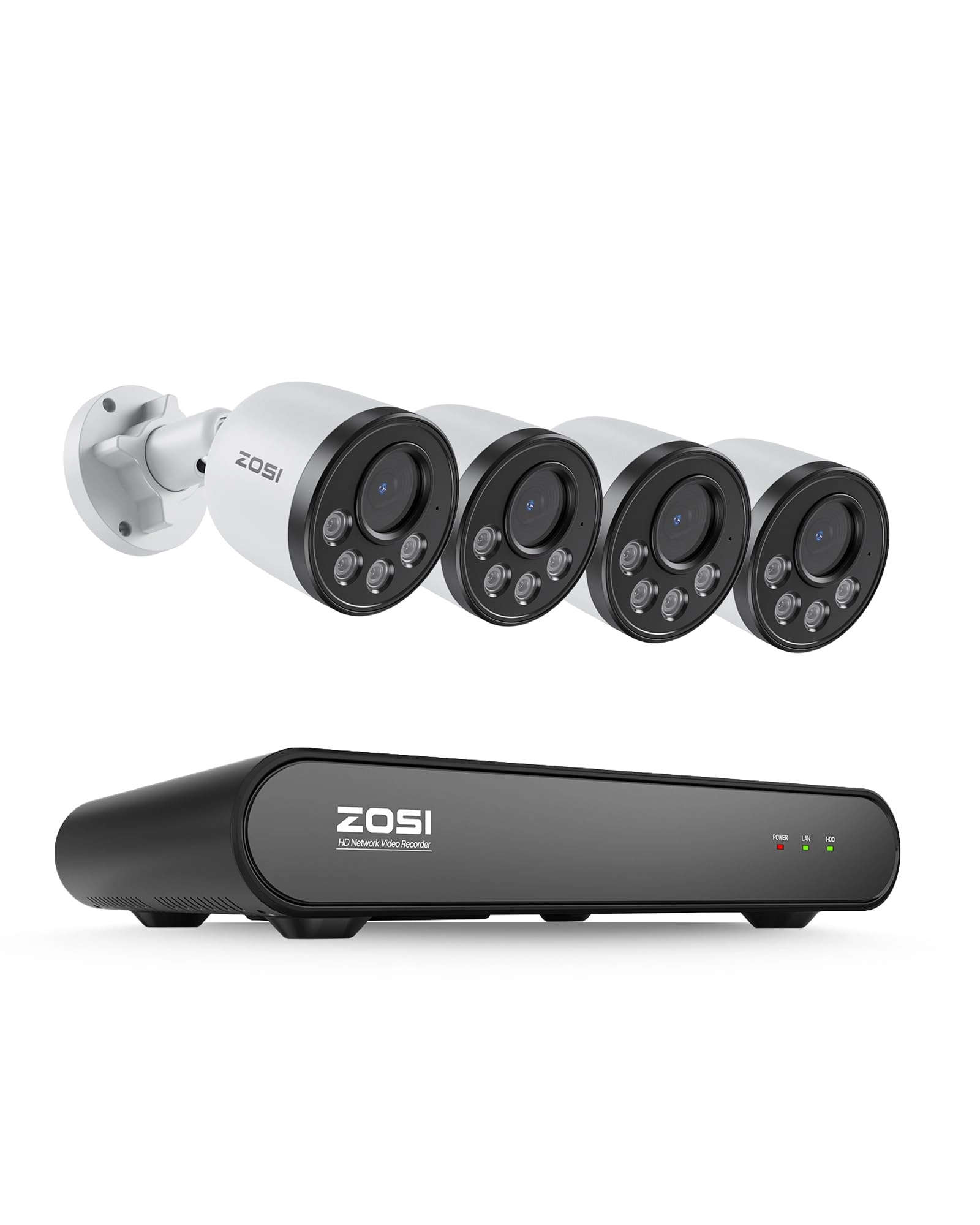 Zosi 8CH PoE Security Camera System - 5MP 1TB