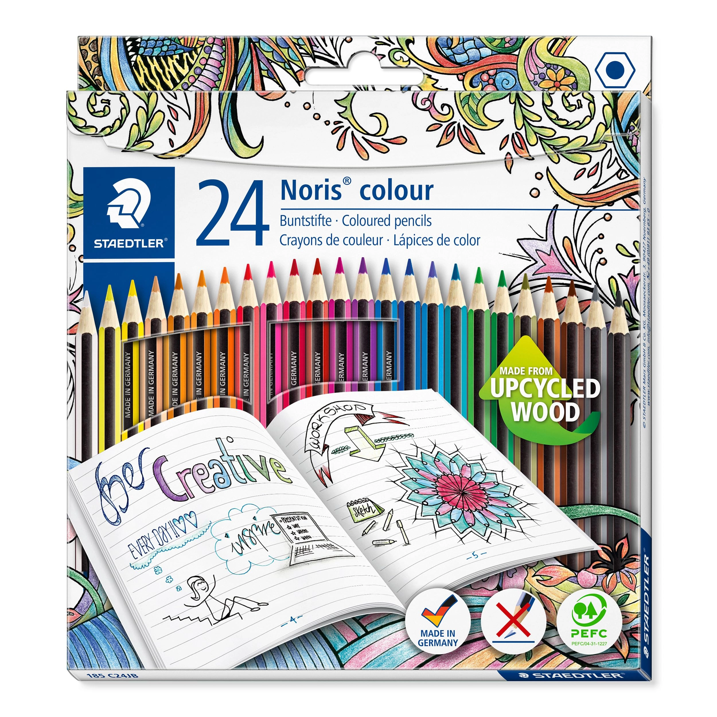 Staedtler Noris Coloured Pencils - 24 Pcs