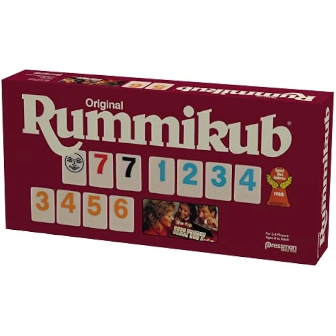 Rummikub: Original Retro Style Large Numbers