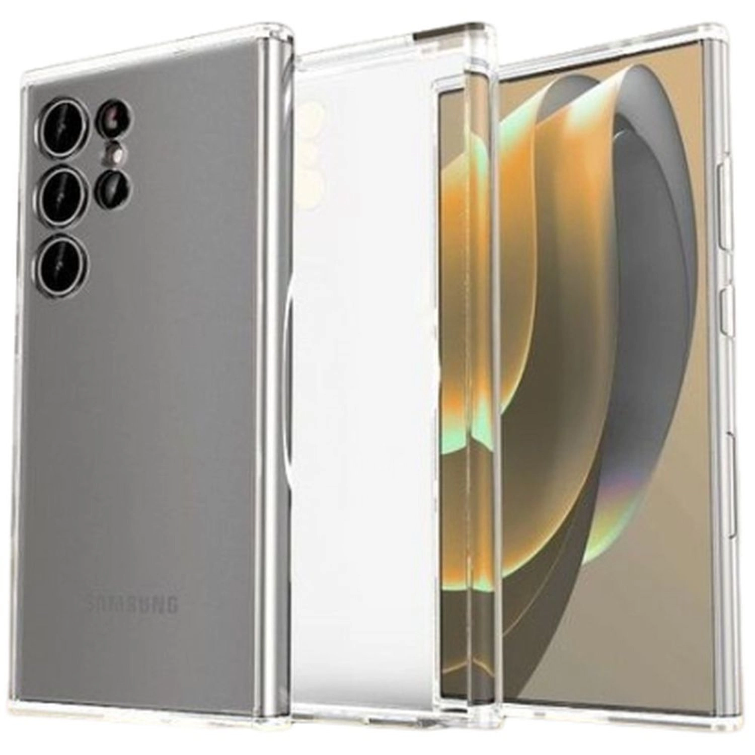 Brandtech Case With Screen Protector for Galaxy S24 Ultra