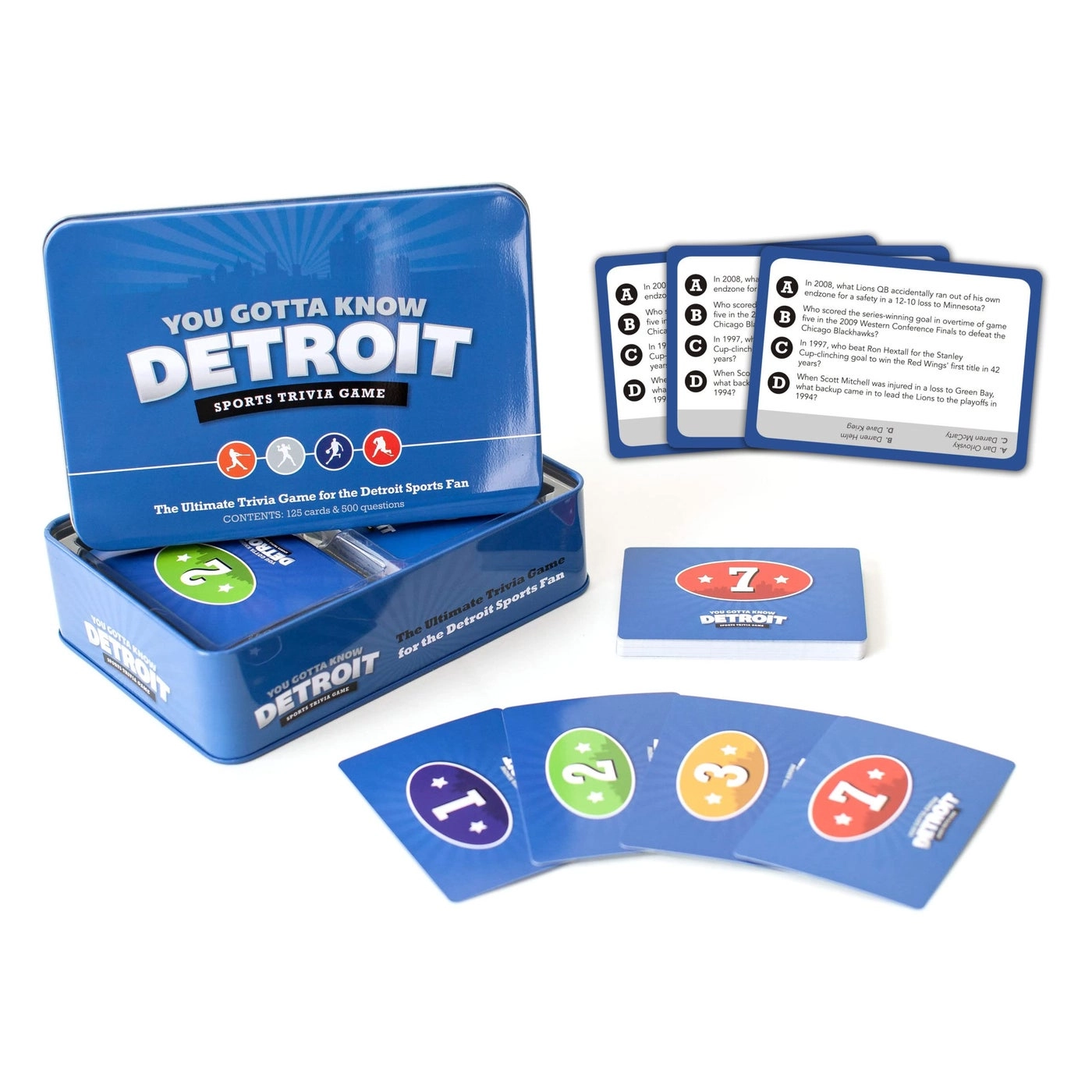 You Gotta Know Detroit Sports Trivia Game - 125 trivia cards