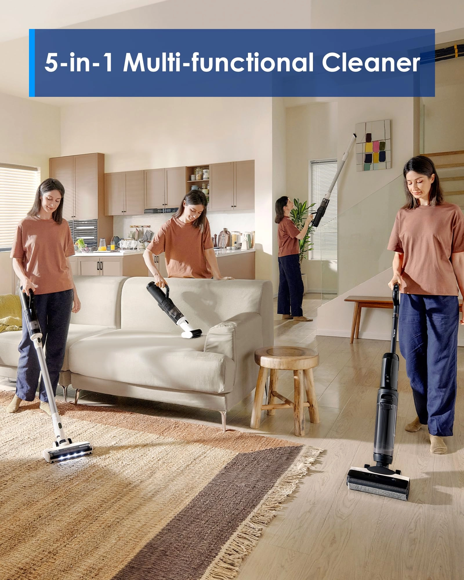 Floor ONE Switch S6 - Cordless Wet & Dry Vacuum Cleaner 1 hour and 5 minutes