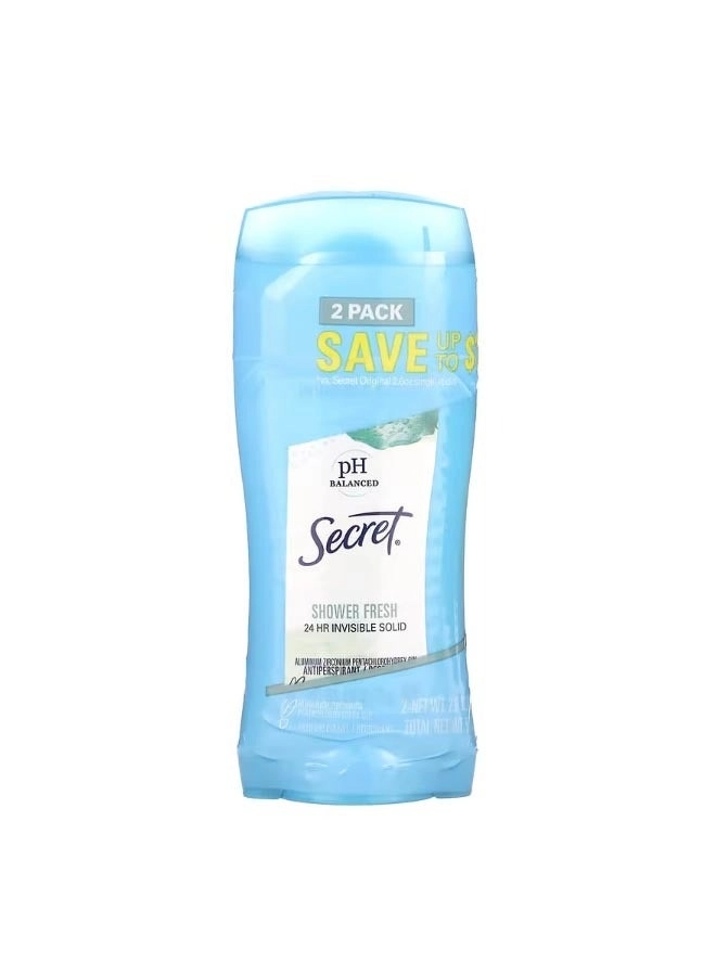 pH Balanced Antiperspirant/Deodorant - Shower Fresh 73 g Twin Pack