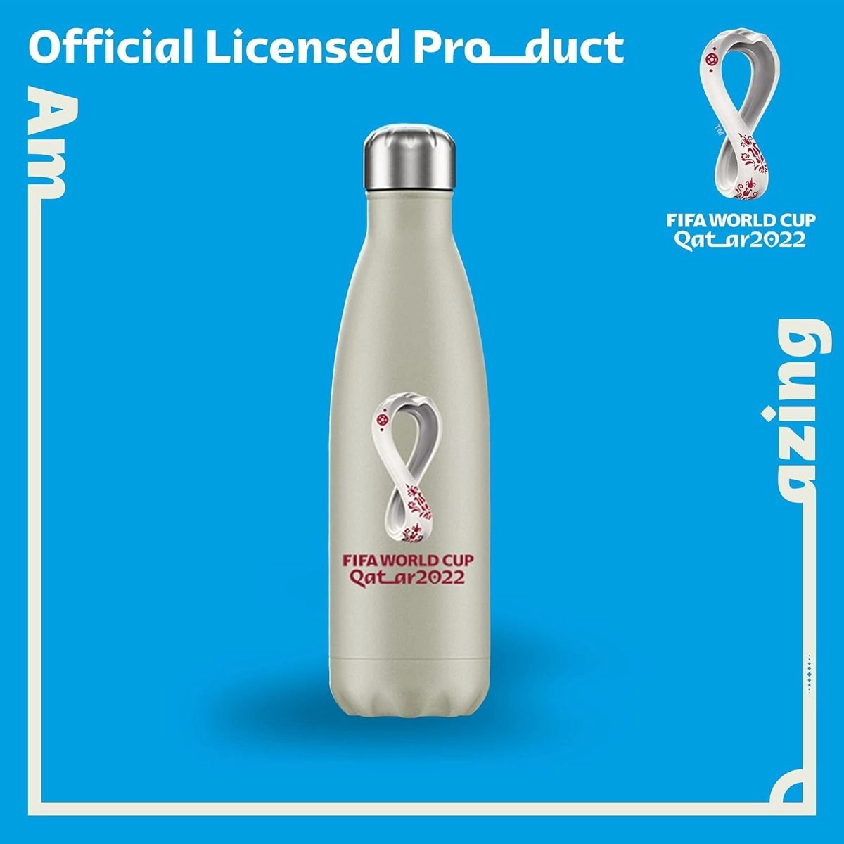 World Cup Qatar 2022 Stainless steel Vacuum Double Wall Bottle - 500ml