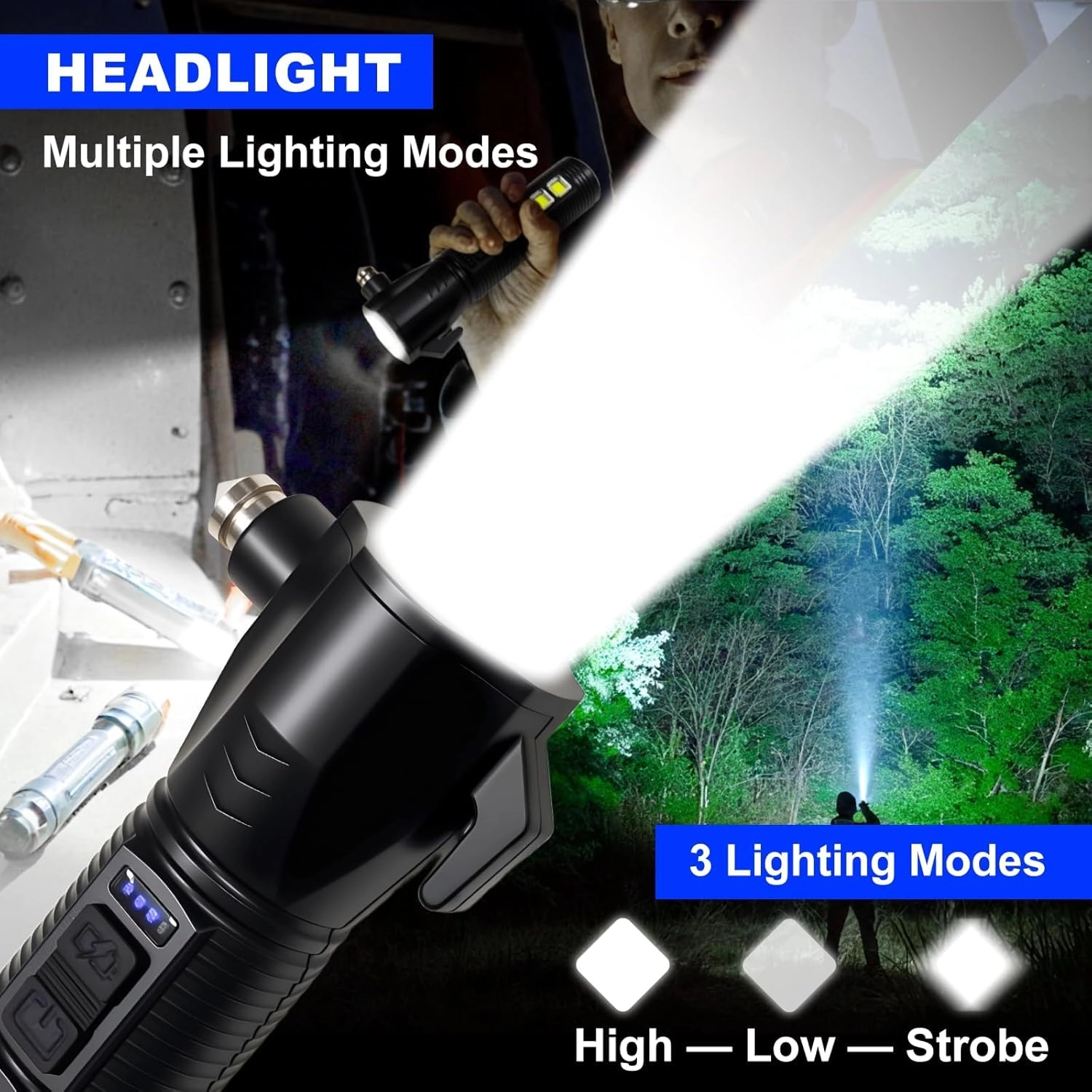 Flashlight Rechargeable (2000lm)