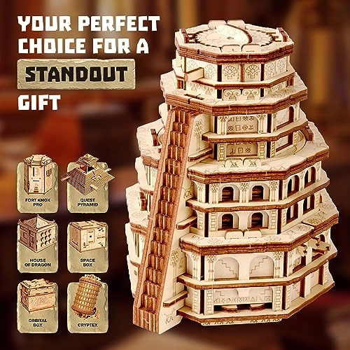 Quest Tower Wooden Puzzle - 171 pcs