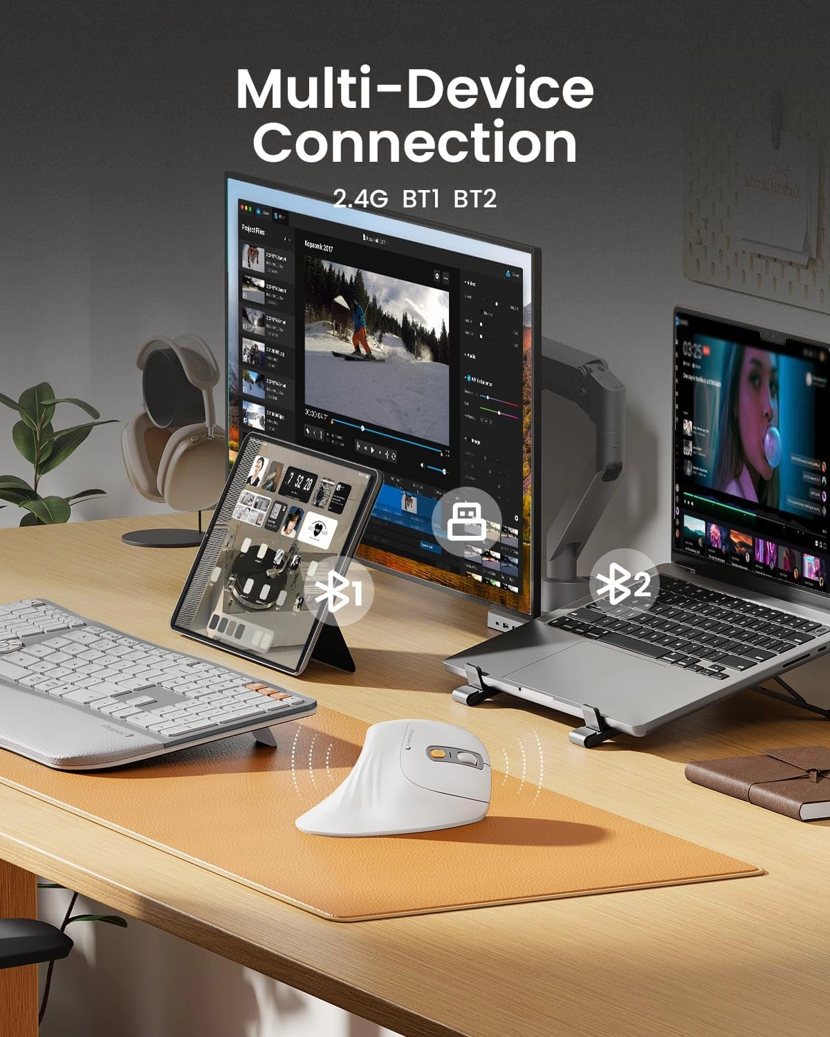 EM11 NL Ergonomic Vertical Mouse - Wireless