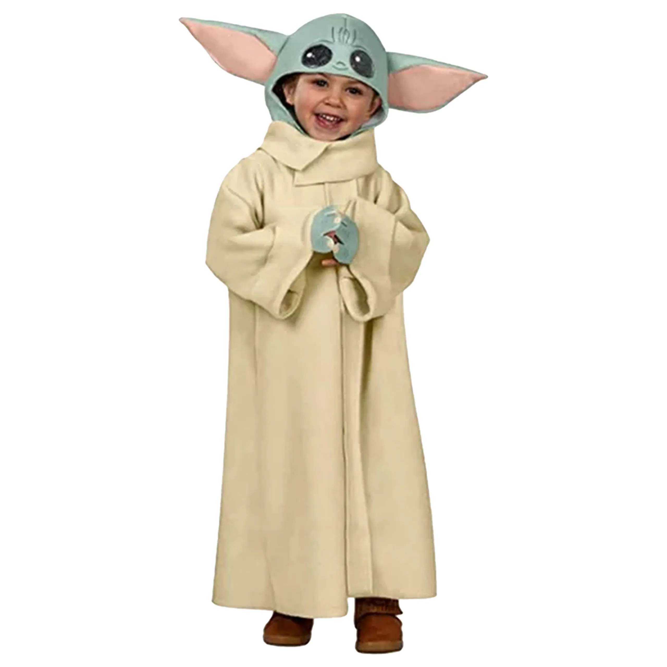 BrainGiggles Baby Yoda Costume - Suitable for 5 to 7 years Large-130cm