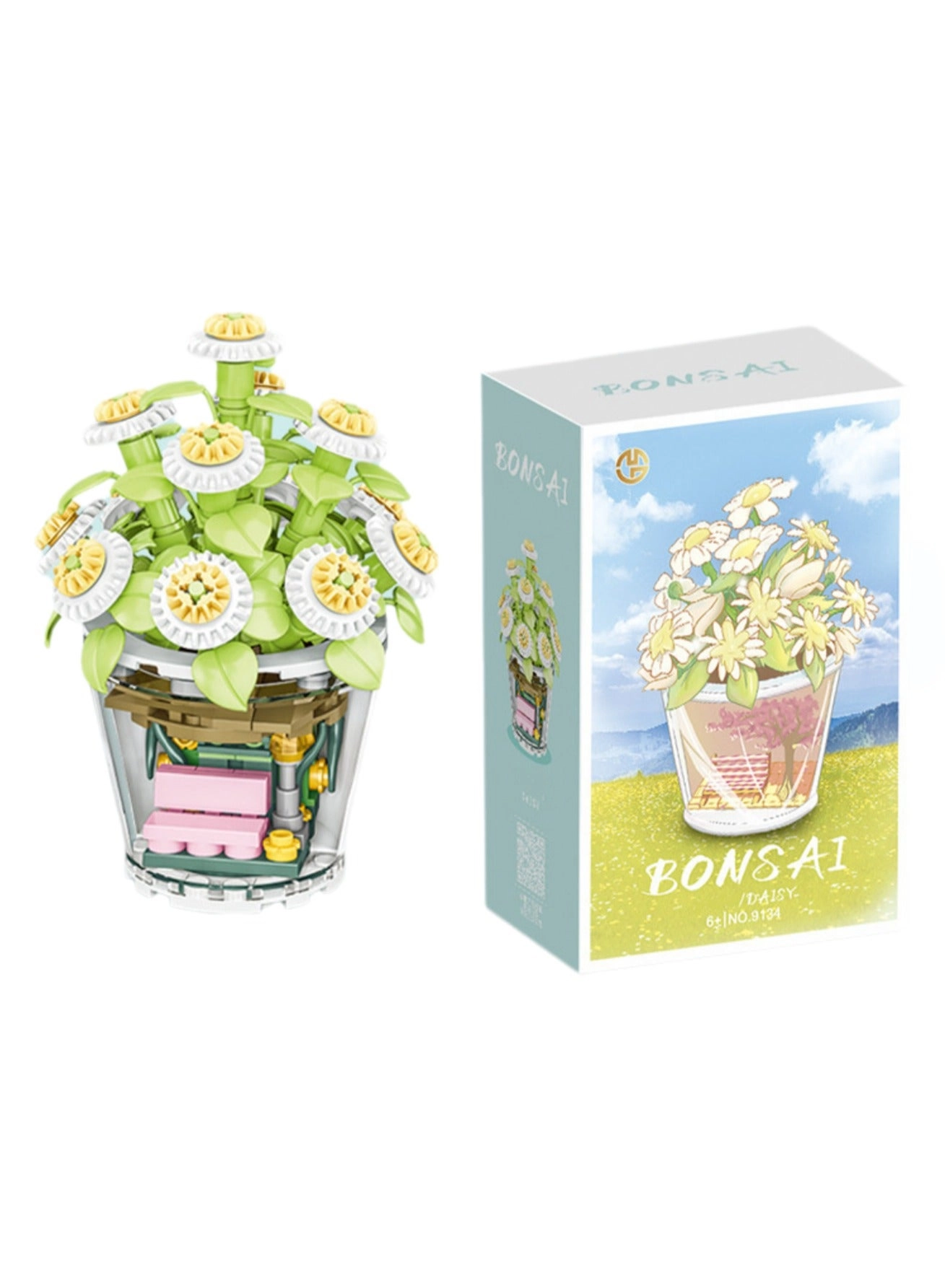 Potted Plant Series Building Block - Daisy