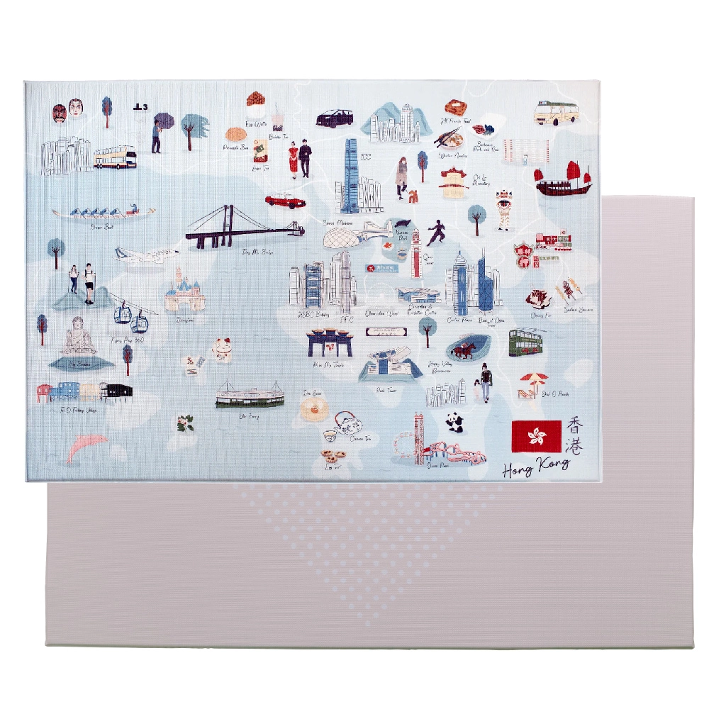 Hong Kong City Tour Reversible Play Mat - 0 month