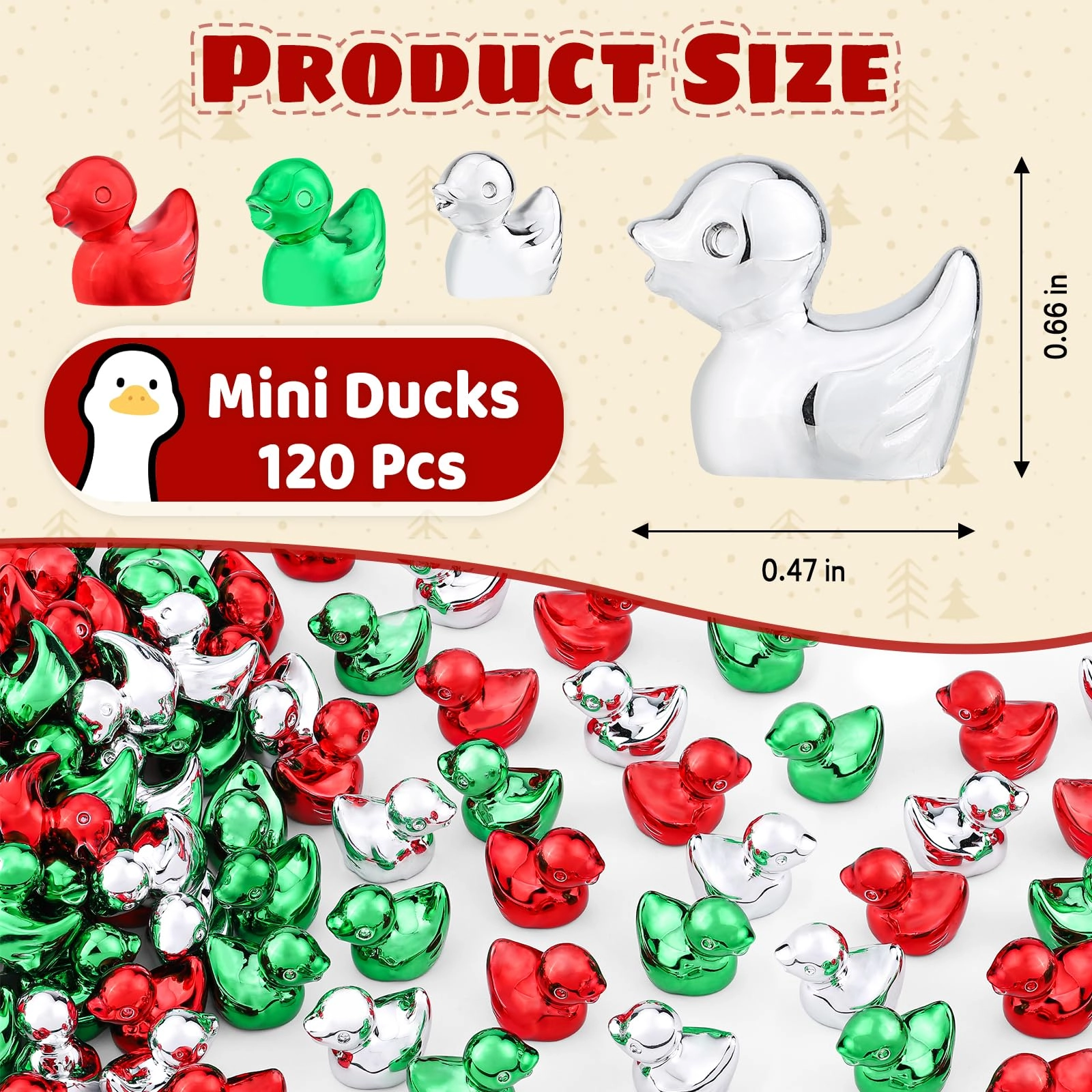 Mini Duck Statue - Resin