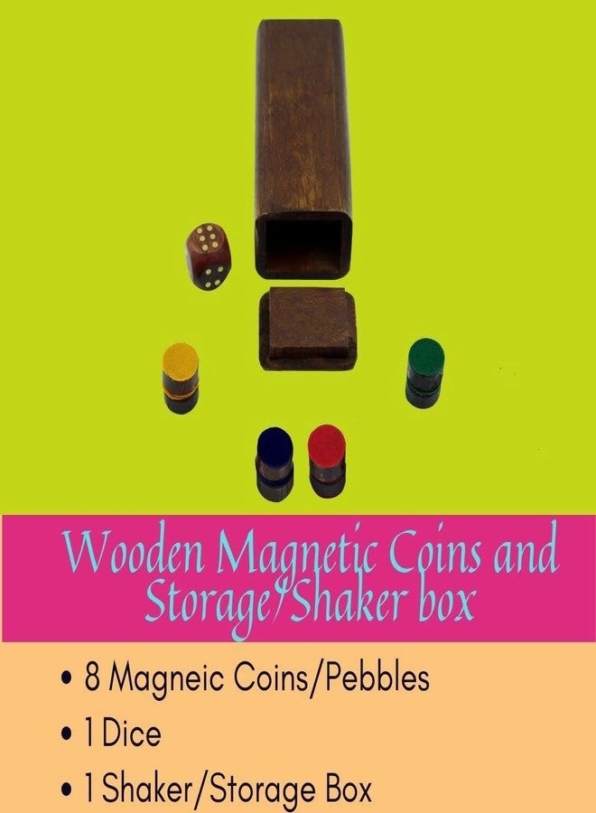 Handmade Wooden Snake% ladders - Magnetic Travel