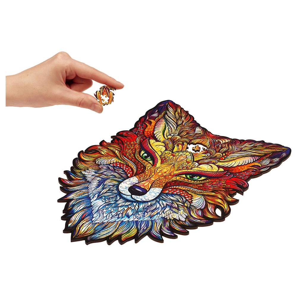 Fiery Fox Wooden Puzzle (4107390-FIERY_FOX_S) - 107 pcs