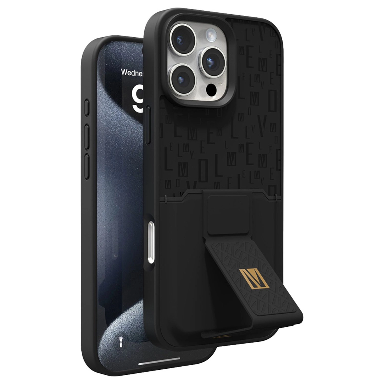 Morphix Cuero Gripstand Case - PU for iPhone 16 Pro