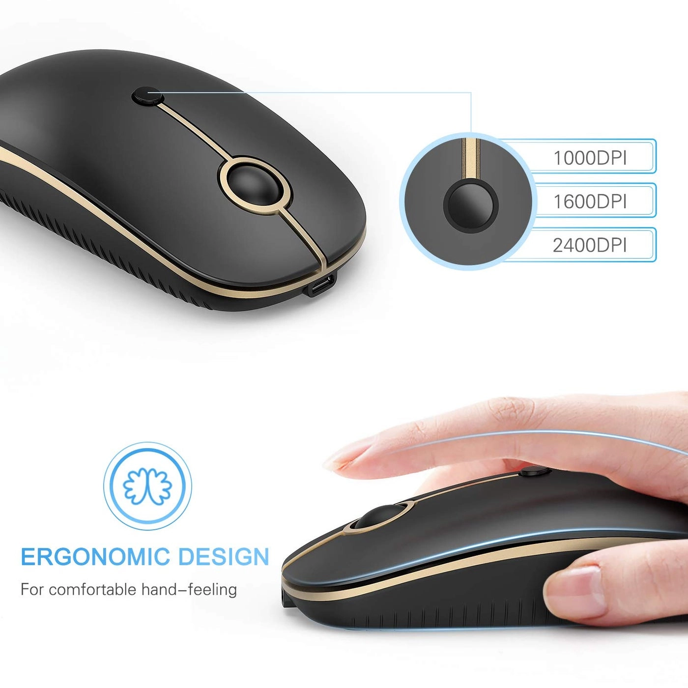Type C Wireless Mouse - Wireless