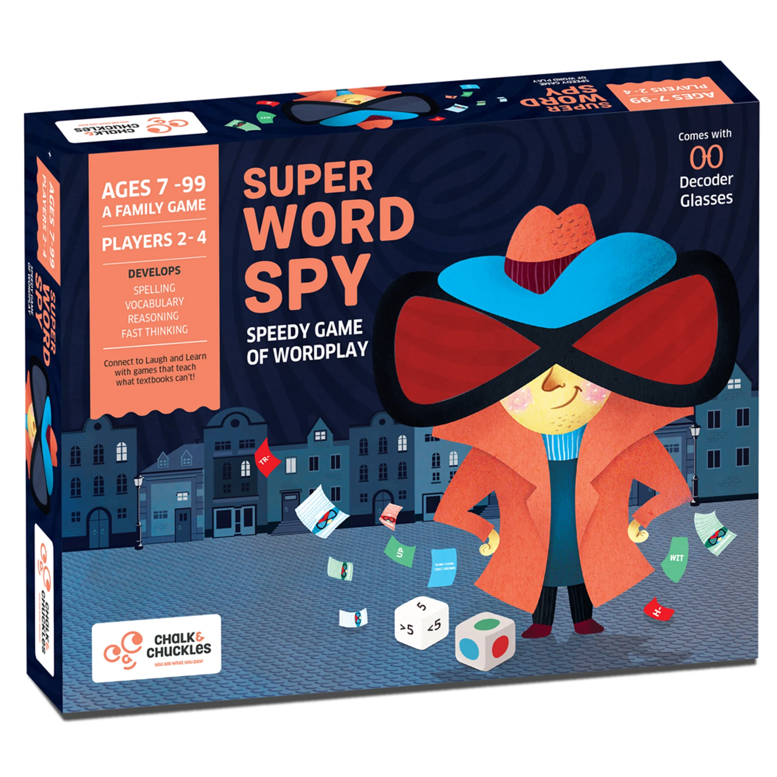 CHALK AND CHUCKLES Super Word Spy - 8 to 99