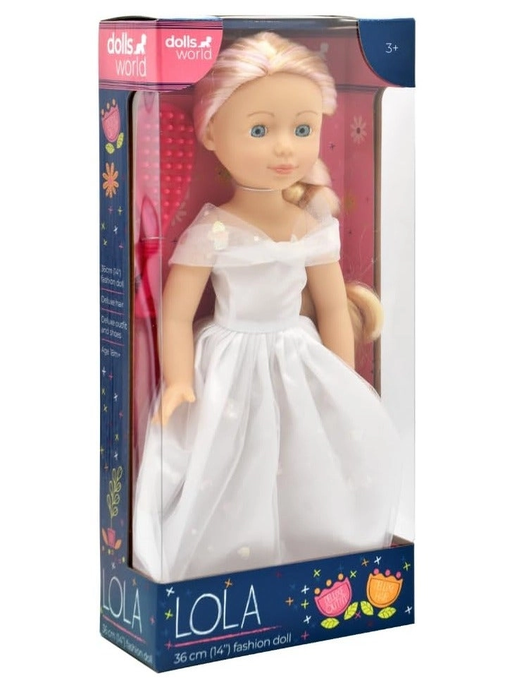 Lola Fashion Doll - 14 inch Vinyl Ages 3+
