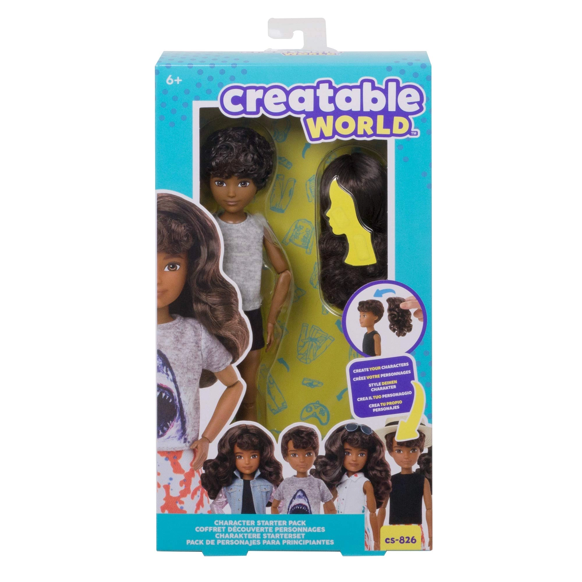 Mattel Creatable World Character Starter Pack - 11-inch Brunette Ages 6+