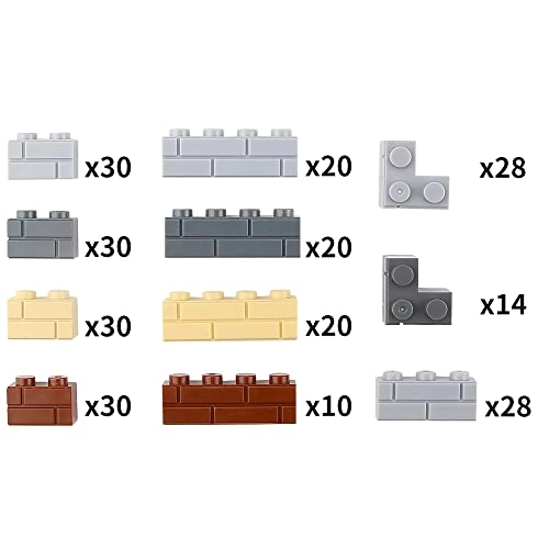 Masonry Profile Bricks Set - 260pcs